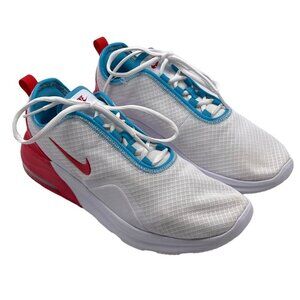 Nike Air Max Motion 2 Running Shoes Red White Blue CW4285-100 Womens Size 9
